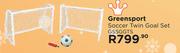 Green Sport Soccer Twin Goal Set GSSGGTS