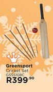 Green Sport Cricket Set GSSS108C