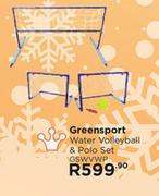 Green Sport Water Volleyball & Polo Set GSWVWP
