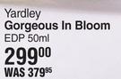 Yardley Gorgeous In Bloom EDP-50ml