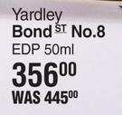 Yardley Bond ST No.8 EDP-50ml