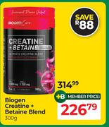 Biogen Creatine + Betaine Blend-300g