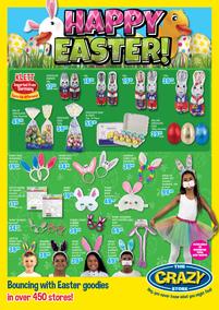 The Crazy Store : Happy Easter (07 March - 01 April 2024 While Stocks Last)