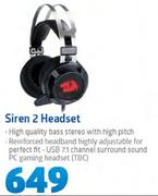 Siren 2 Headset