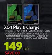 Gioteck XC-1 Play & Charge-Each