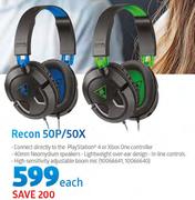 Turtle Beach Recon 50P/50X-Each