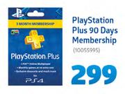 Playstation Plus 90 Days Membership