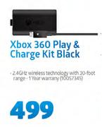 Xbox 360 Play & Charge Kit Black