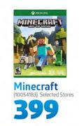 Xbox One Minercraft