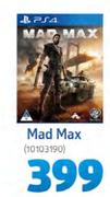 Mad Max Game For PS4
