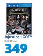 Injustice 1 Goty Game For PS4