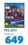 PES 2017 Game For PS4