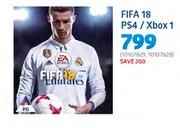 FIFA 18 PS4 / Xbox 1