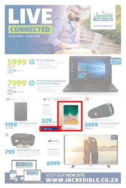 Incredible Connection : Live Connected (4 April - 15 April 2018), page 1