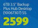 Seagate 6TB 3.5" Backup Plus Hub Desktop