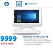 HP 20 All In One Desktop