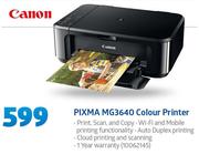Canon Pixma MG3640 Colour Printer