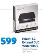 Hitachi-LG External DVD Writer Black