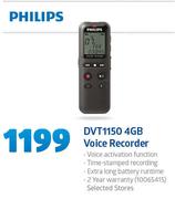 Philips DVT1150 4GB Voice Recorder