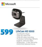 Microsoft Lifecam HD 3000