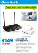 TP-Link Archer C2 + TL-WPA4530 Bundle