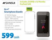 Sansui Go 4" Smartphone Bundle