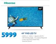 Hisense 49" FHD LED TV 