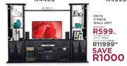 Onyx 4 Piece Wall Unit