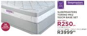 Sleepmaster Torino MK2 152Cm Base Set