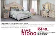 Cardinal 3 Piece Bedroom Suite