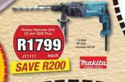 Makita Rotary Hammer Drill 22mm SDS Plus-Each