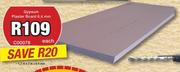 Gypsum Plaster Board-1.2m x 3m x 6.4mm Each
