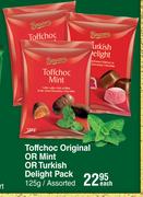 Beacon Toffchoc Original Or Mint Or Turkish Delight Pack Assorted-125g Each