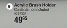 Acrylic Brush Holder