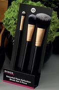3 Piece Basics Beauty Essential Brush Collection-Per Set