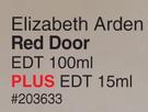 Elizabeth Arden Red Door EDT 100ml Plus EDT 15ml-Per Set