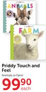 Priddy Touch And Feel Animals Or Farm-Each