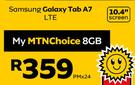 Samsung Galaxy Tab A7 10.4" Screen LTE-On My MTN Choice 8GB