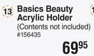 Basics Beauty Acrylic Holder