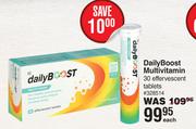 DailyBoost Multivitamin-30 Effervescent Tablets Each