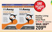 Healthy Living Viraway Value Pack 60 Plus 60 Capsules