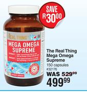 The Real Thing Mega Omega Supreme 150 Capsules
