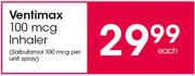 Ventimax 100 mcg Inhaler-Each