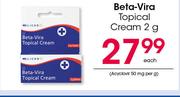 Beta-Vira Topical Cream-2g Each