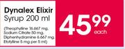 Dynalex Elixir Syrup-200ml Each