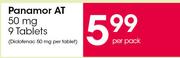  Panamor AT 50 mg 9 Tablets-Per Pack