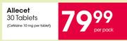 Allecet 30 Tablets-Per Pack