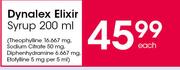 Dynalex Elixir Syrup-200ml Each