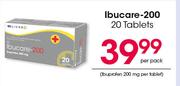 Ibucare-200 20 Tablets-Per Pack