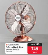 Russell Hobbs 30cm Desk Fan RHDF12 383912-Each